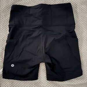 Lululemon Fast and Free High-Rise Short 6”, Size 6